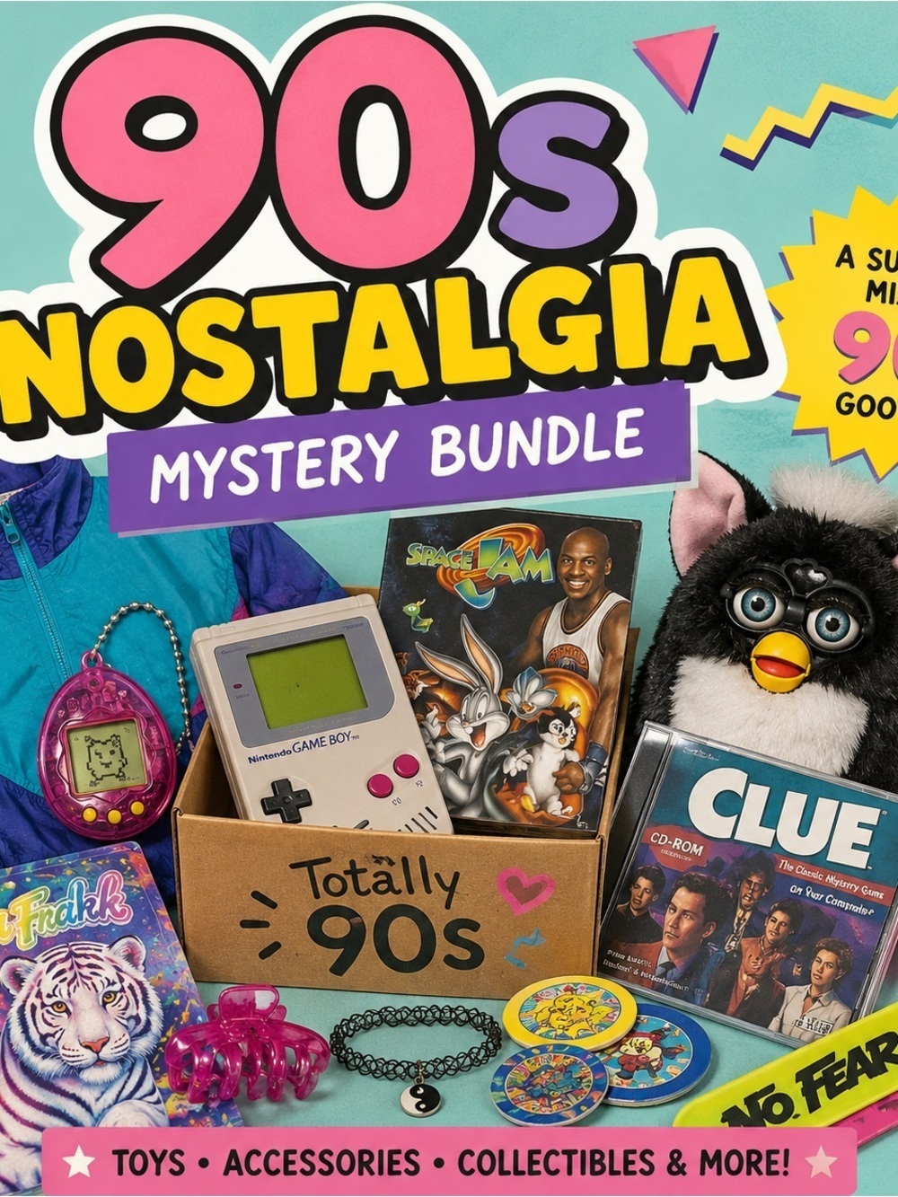 90s Nostalgia Mystery Bundle - Retro Toys & Collectibles